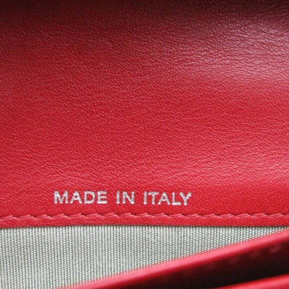 Vintage Chanel Red Caviar Leather Long Bag Wallet - Picture 13 of 16